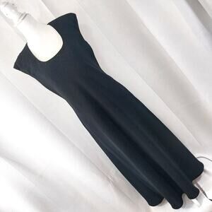 NWT! JONES NEW YORK! LUXE BLACK SHEATH STYLE ANKLE DRESS, BEADWORK BODICE! SZ 12